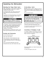 Preview for 13 page of Bosch Evolution SHE43C02UC Use And Care Manual