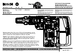 Preview for 1 page of Bosch EW 0 611 230 7 Series Repair Instructions