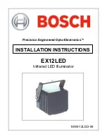 Preview for 1 page of Bosch EX12LED Installation Instructions Manual