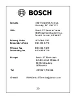 Preview for 36 page of Bosch EX40 Installation Instructions Manual