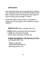 Preview for 8 page of Bosch EX49 Installation Instructions Manual