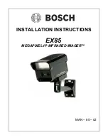 Предварительный просмотр 1 страницы Bosch EX85 Installation Instructions Manual