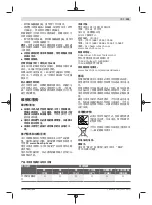 Предварительный просмотр 209 страницы Bosch EXACT 12V-2-670 Original Instructions Manual