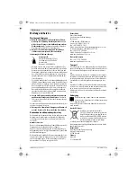 Preview for 12 page of Bosch Exaction 18 V-LI 12-450 Original Instructions Manual