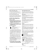 Preview for 25 page of Bosch Exaction 18 V-LI 12-450 Original Instructions Manual