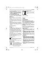 Preview for 85 page of Bosch Exaction 18 V-LI 12-450 Original Instructions Manual