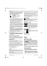 Предварительный просмотр 62 страницы Bosch Exaction 18 V-LI 8-1100 Original Instructions Manual