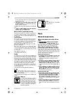 Предварительный просмотр 107 страницы Bosch Exaction 18 V-LI 8-1100 Original Instructions Manual