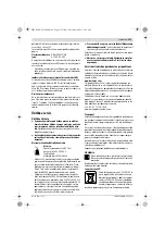 Предварительный просмотр 131 страницы Bosch Exaction 18 V-LI 8-1100 Original Instructions Manual