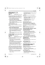 Предварительный просмотр 197 страницы Bosch Exaction 18 V-LI 8-1100 Original Instructions Manual