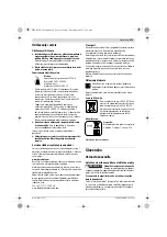 Предварительный просмотр 199 страницы Bosch Exaction 18 V-LI 8-1100 Original Instructions Manual