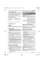 Предварительный просмотр 211 страницы Bosch Exaction 18 V-LI 8-1100 Original Instructions Manual