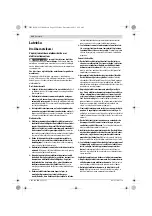 Предварительный просмотр 222 страницы Bosch Exaction 18 V-LI 8-1100 Original Instructions Manual