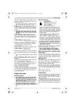 Предварительный просмотр 237 страницы Bosch Exaction 18 V-LI 8-1100 Original Instructions Manual