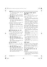 Предварительный просмотр 266 страницы Bosch Exaction 18 V-LI 8-1100 Original Instructions Manual