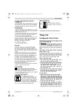 Предварительный просмотр 285 страницы Bosch Exaction 18 V-LI 8-1100 Original Instructions Manual