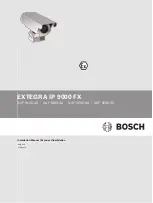 Предварительный просмотр 1 страницы Bosch EXTEGRA IP 9000 FX Installation Manual