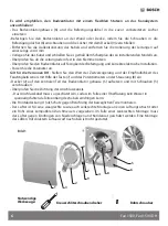 Preview for 6 page of Bosch Fan 1500 Instruction Manual