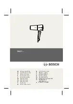 Preview for 1 page of Bosch FancyTouch PHD7967 Operating Instructions Manual