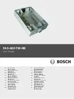 Preview for 1 page of Bosch FAS-420-TM-HB Mounting Instructions