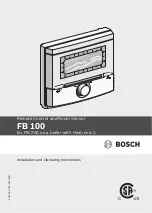 Bosch FB 100 Installation And Operating Instructions Manual preview