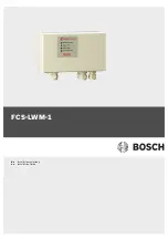 Предварительный просмотр 1 страницы Bosch FCS-LWM-1 Installation Manual