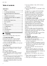 Preview for 2 page of Bosch FEL020M Series User Manual And Installation Instructions