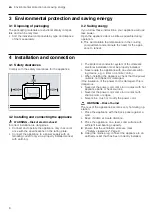 Preview for 6 page of Bosch FEL020M Series User Manual And Installation Instructions