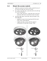 Предварительный просмотр 27 страницы Bosch FLEXIDOME HD NDN-733 Installation Manual