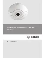 Bosch FLEXIDOME IP NIN-70122 Installation Manual предпросмотр