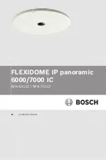 Предварительный просмотр 1 страницы Bosch FLEXIDOME IP panoramic 6000 IC Installation Manual