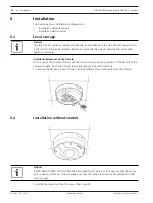 Preview for 14 page of Bosch FLEXIDOME IP panoramic 6000 Series Installation Manual