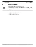 Preview for 18 page of Bosch FLEXIDOME IP starlight 8000i Installation Manual