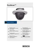 Предварительный просмотр 1 страницы Bosch FlexiDome XT+ Installation Instructions Manual