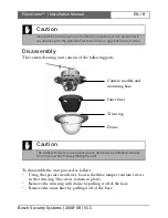 Предварительный просмотр 8 страницы Bosch FlexiDome XT+ Installation Instructions Manual