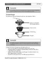 Предварительный просмотр 60 страницы Bosch FlexiDome XT+ Installation Instructions Manual