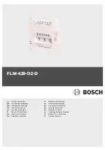 Предварительный просмотр 1 страницы Bosch FLM-420-O2-D Installation Manual