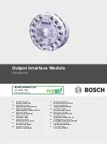 Preview for 1 page of Bosch FLM-420-O2-E Installation Manual