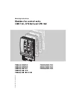 Bosch FM441/CMM 910 Mounting Instructions предпросмотр