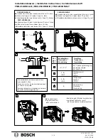 Preview for 2 page of Bosch FMC-210-DM-G-B Installation Instructions