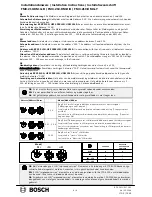 Preview for 4 page of Bosch FMC-210-DM-G-B Installation Instructions