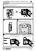 Preview for 1 page of Bosch FMC-210-SM-G-R Installation Instructions