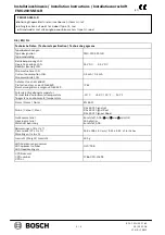 Preview for 3 page of Bosch FMC-210-SM-G-R Installation Instructions