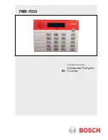 Preview for 1 page of Bosch FMR-7033 Installation Instructions Manual