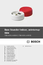 Preview for 1 page of Bosch FNM-420U-A-BSRD Manual