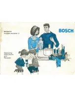 Bosch FoodMixer III Operating Instructions And Recipes preview