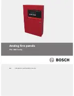 Предварительный просмотр 1 страницы Bosch FPA-1000-UL Installation And Operation Manual