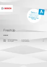 Preview for 1 page of Bosch FreshUp BPR11EE User Manual