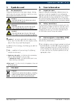 Preview for 29 page of Bosch FWA 4630 Original Instructions Manual