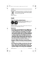 Preview for 8 page of Bosch GAL 1215 CV Professional Original Instructions Manual